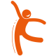 Flexibel - icoon - oranje